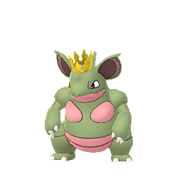shiny crown nidoqueen sprite in pokemon go