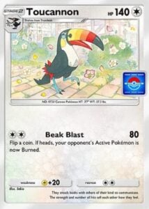 toucannon promo from pokemon tcg pocket