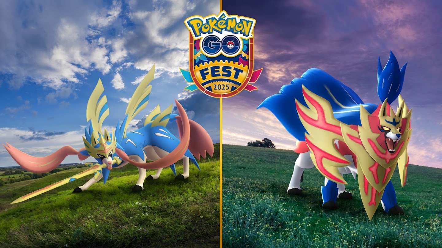 Crowned Sword Zacian and Crowned Shield Zamazenta in Pokémon GO