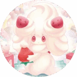 alcremie icon in pokemon tcg pocket eevee grove set