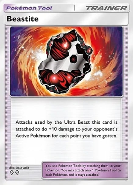 beastite pokemon tool card in tcg pocket