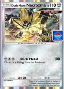 dusk mane necrozma promo card from pokemon tcg pocket