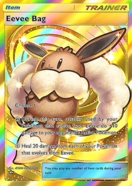 eevee bag crown rare item card in pokemon tcg pocket eevee grove set