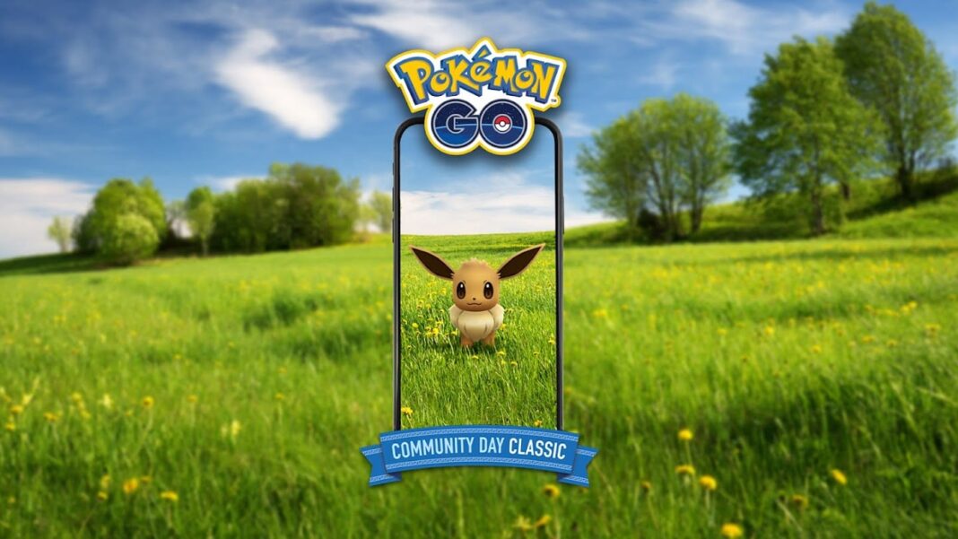 eevee community day classic in pokemon go