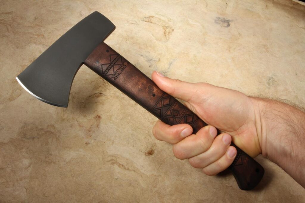 a hatchet