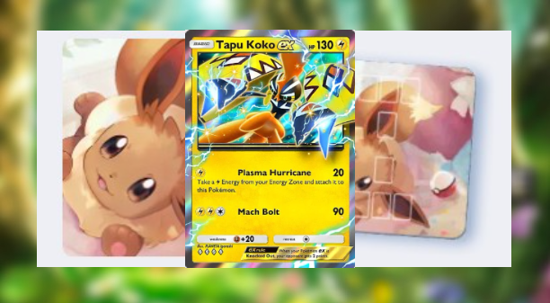 pokemon tcg pocket july 2025 premijm pass featuring tapu koko ex promo and eevee accessories
