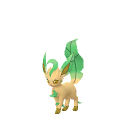 shiny leafeon pokemon go sprite