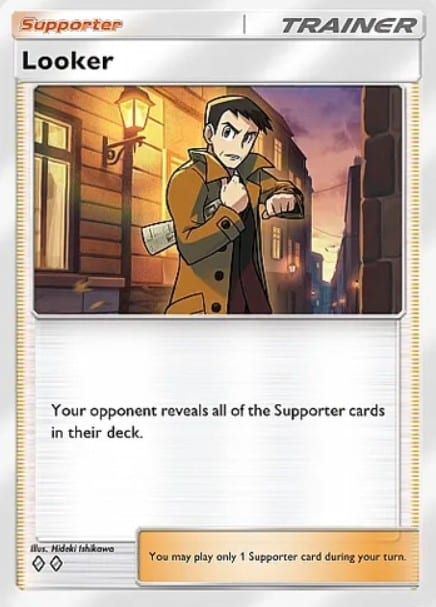 looker supporter card in pokemon tcg pocket