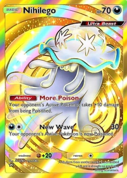nihilego crown rare card in pokemon tcg pocket