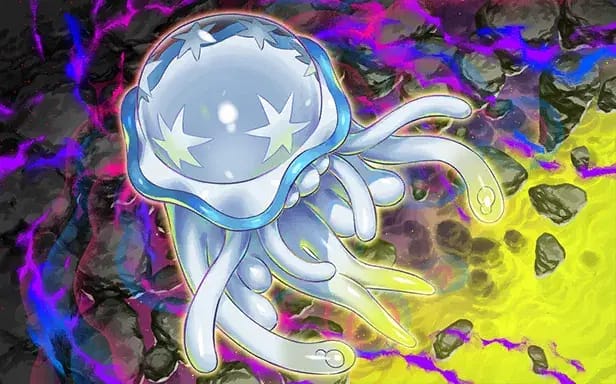 artwork of nihilego 3 diamond card in pokemon tcg pocket