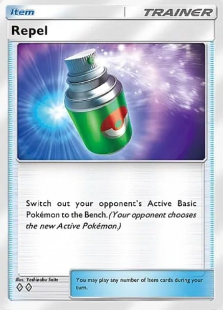 repel item card in pokemon tcg pocket