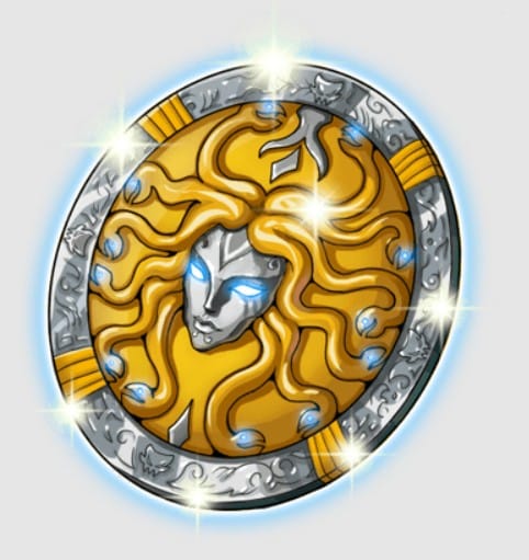 the aegis shield with medusa