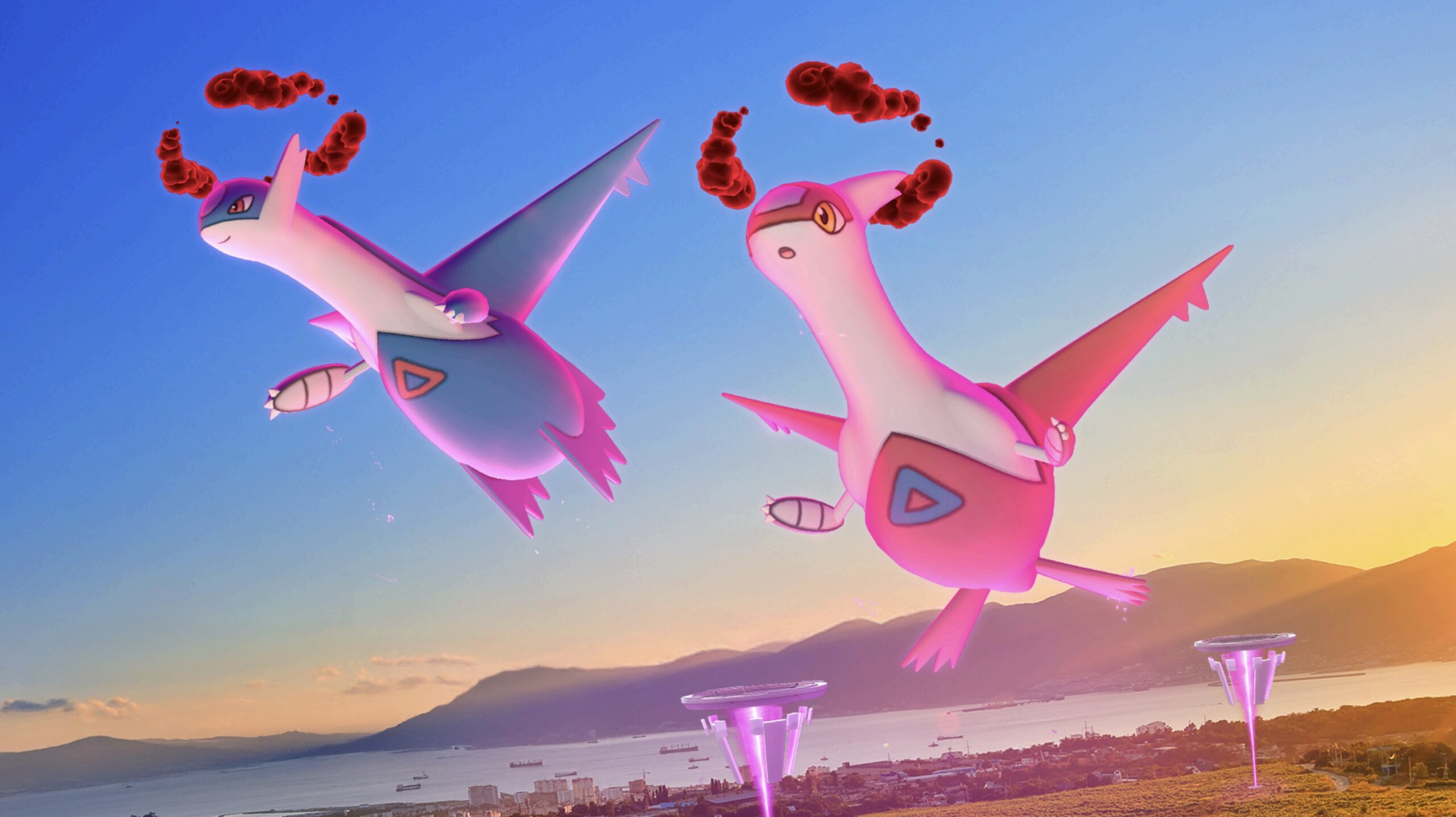 Dynamax Latios and Latias in Pokémon GO
