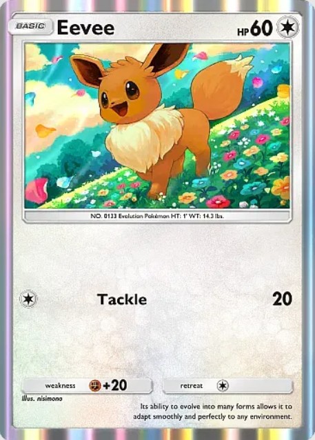 eevee promo card in pokemon tcg pocket