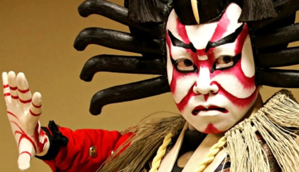 kabuki mask from japan