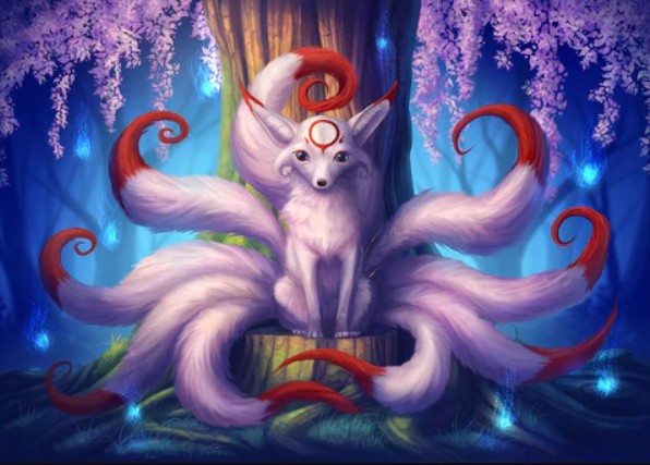 kitsune from japanese folklore