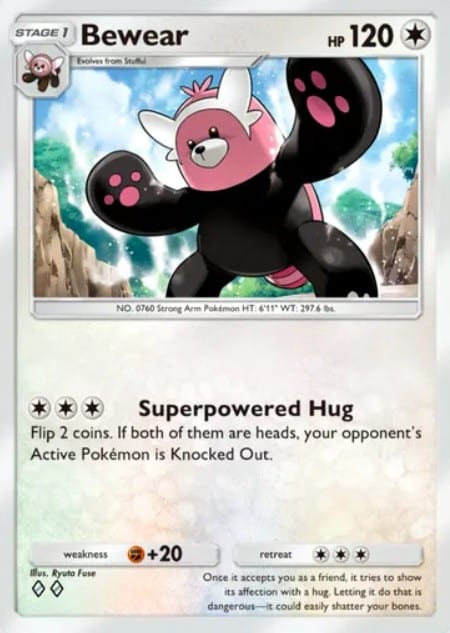 bewear card in pokemon tcg pocket extradimensional crisis set