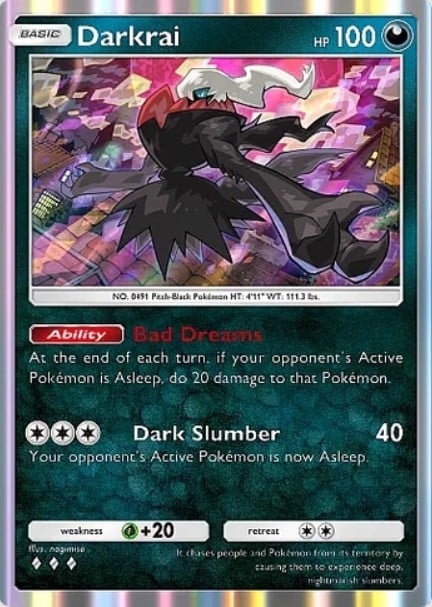 darkrai from pokemon tcg pocket mega shine set