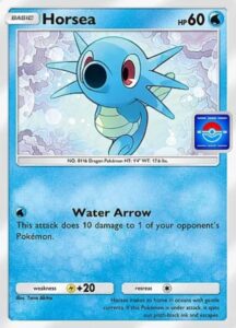 horsea promo card in pokemon tcg pocket wisdom of sea ad sky set