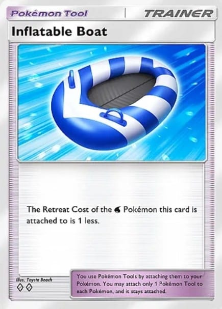 inflatable boat pokemon tool in tcg pocket