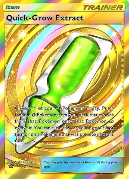 quick grow extract item card crown rare from pokemon tcg pocket