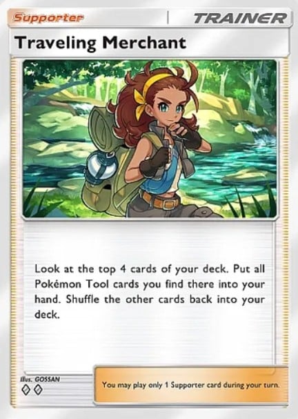 traveling merchant card in pokemon tcg pocket