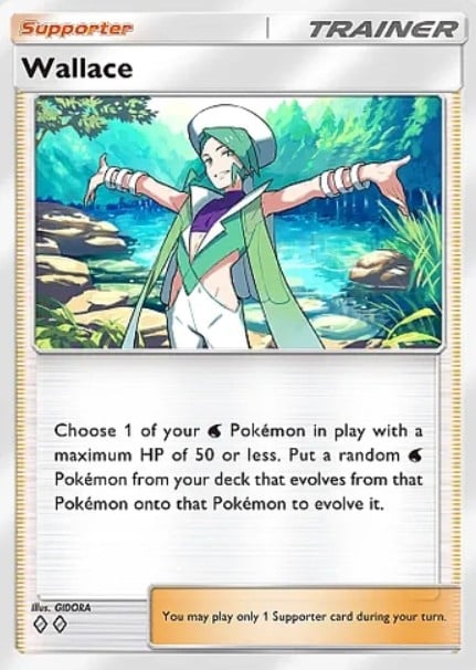 wallace supporter from pokemon tcg pocket everyday wonders set