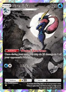 greninja from pokemon tcg pocket deluxe pack ex set