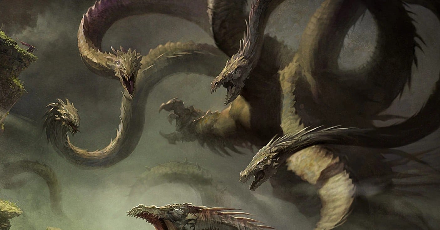 depiction of a hydra