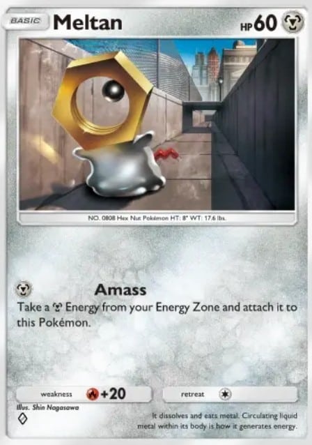 meltan card from pokmeon tcg pocket