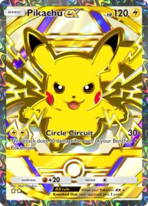 pikachu ex from pokemon tcg pocket deluxe pack ex set