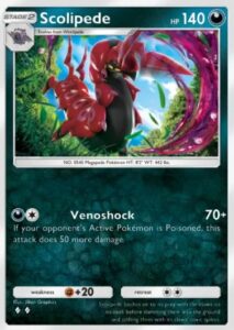 scolipede card from pokemon tcg pocket