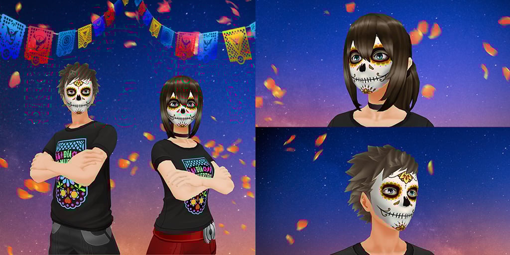 pokemon go day of the dead masks