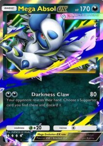 mega absol ex from pokemon tcg pocket mega rising set
