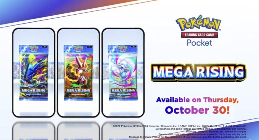 pokemon tcg pocket mega rising details