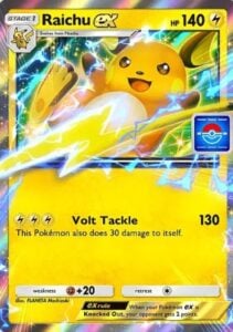 raichu ex promo card in pokemon tcg pocket