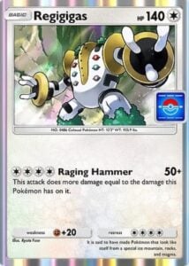 regigigas promo card in pokemon tcg pocket
