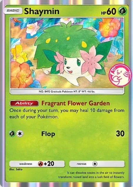 shaymin promo in pokemon tcg pocket