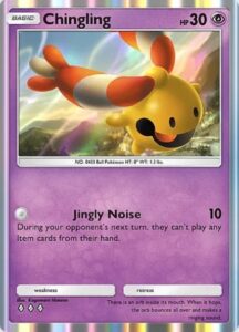 chingling card from pokemon tcg pocket