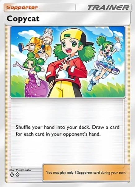 copycat supporter from pokemon tcg pocket mega rising set