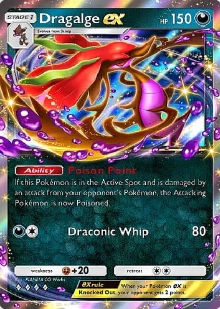 dragalge ex from pokemon tcg pocket mega rising set