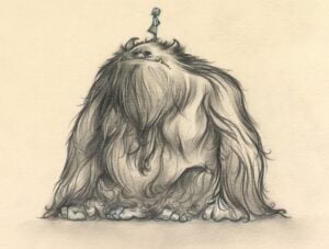 a hairy troll