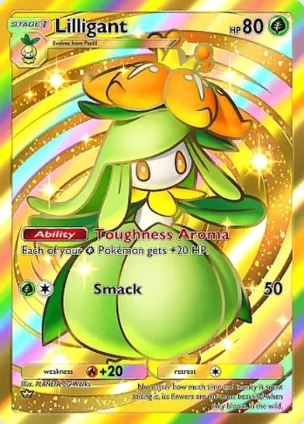 lilligant crown rare card in pokemon tcg pocket mega rising set