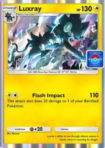 luxray promo card from pokemon tcg pocket