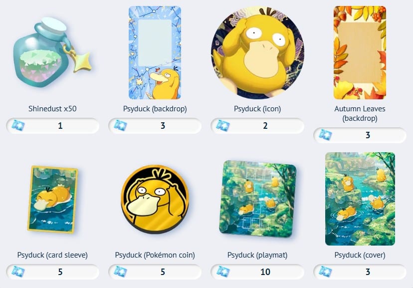 psyduck card sleeves Misty and Psyduck Card Sleeves main image 0