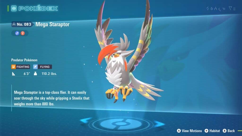 mega staraptor