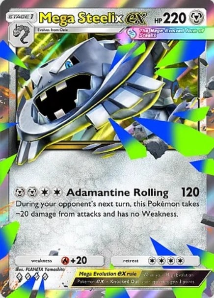 mega steelix ex from pokemon tcg pocket