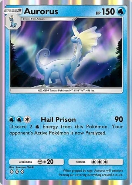aurorus from pokemon tcg pocket