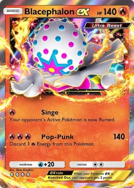 blacephalon ex from pokemon tcg pocket