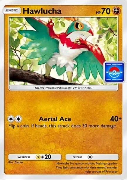 hawlucha promo from pokemon tcg pocket